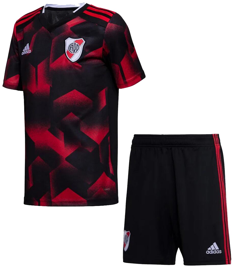Kit infantil oficial Adidas River Plate 2019 III jogador